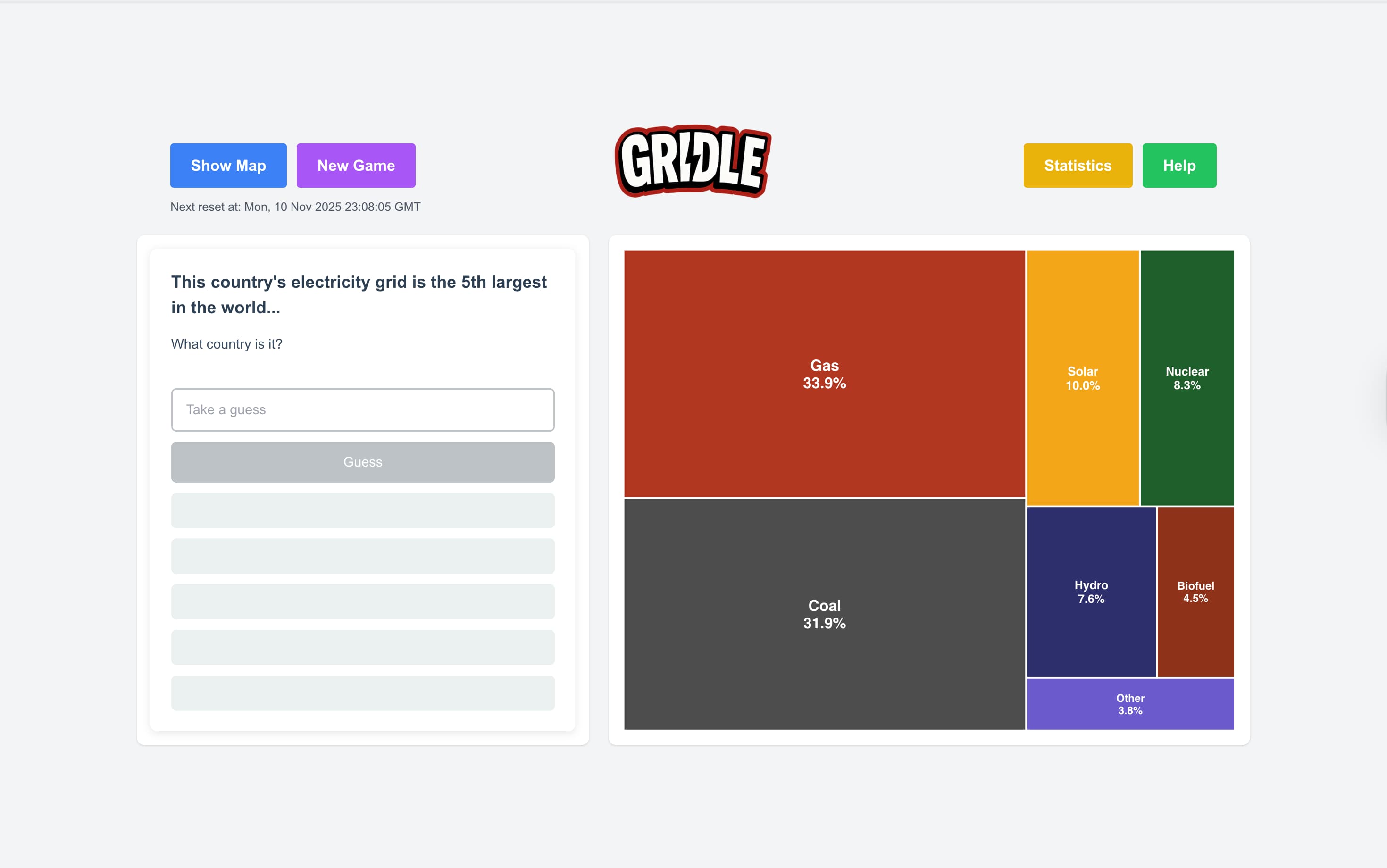 Gridle Web Game Project